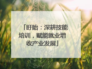 盱眙：深耕技能培训，赋能就业增收产业发展